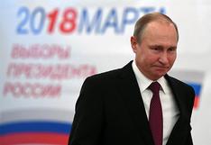 Putin reelegido con casi el 72 % de votos, según primeros resultados