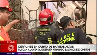 Barrios Altos: vivienda se derrumba en una quinta de jirón Huánuco