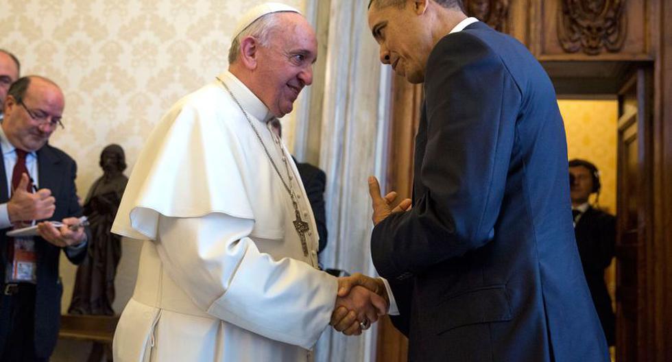 Papa Francisco y Barack Obama (Foto: White House)