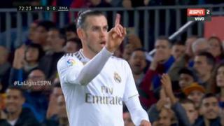 Gareth Bale marcó el 1-0 en el Barcelona vs. Real Madrid, silenció el Camp Nou, pero árbitro anuló el gol [VIDEO]