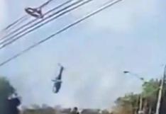 México: así se desplomó la aeronave en la que viajaba el jefe de la policía de Aguascalientes | VIDEO