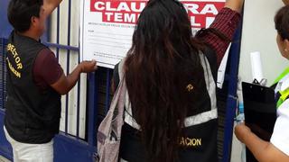 El Agustino: clausuran dos colegios particulares que funcionaban sin licencia