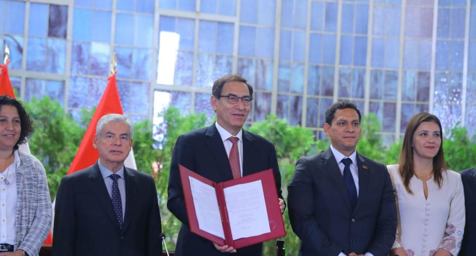 El presidente Martín Vizcarra promulgó la Ley Marco de Cambio Climático, cuyo objetivo es reducir la vulnerabilidad del país frente a dicho fenómeno. (Foto: Andina)