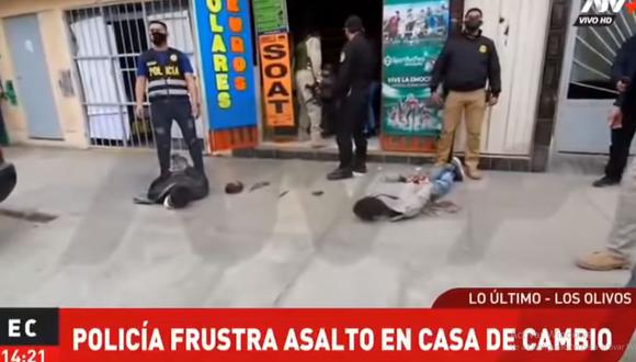 En poder de los hampones se hallaron dos armas de fuego. (ATV+)