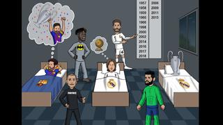 Champions League: las divertidas caricaturas en la previa del torneo | FOTOS