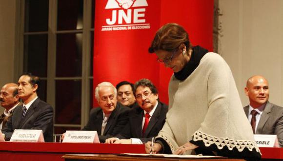 Candidatos a la Alcaldía de Lima firmaron Pacto Ético Electoral