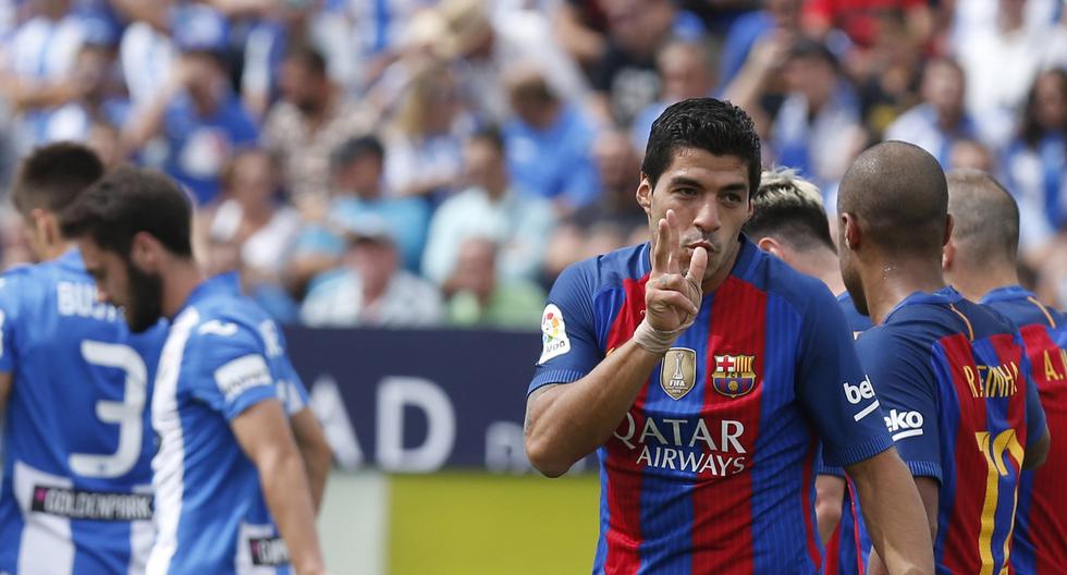 Lionel Messi le devolvió el favor a Luis Suárez en el Barcelona vs Leganés. (Foto: Getty Images)