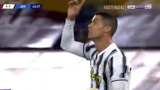 Juventus vs. Roma: Cristiano Ronaldo y el ‘misil’ desde el punto penal para el 1-1 por Serie A | VIDEO