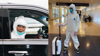 Coronavirus: Naomi Campbell desata polémica en redes luego de llevar ‘protección extrema’ | FOTOS