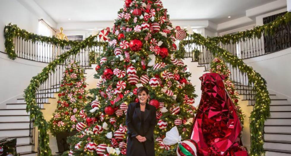 Kris Jenner presenta su extravagante decoración por Navidad y sus seguidores enloquecen. (Foto: Instagram)