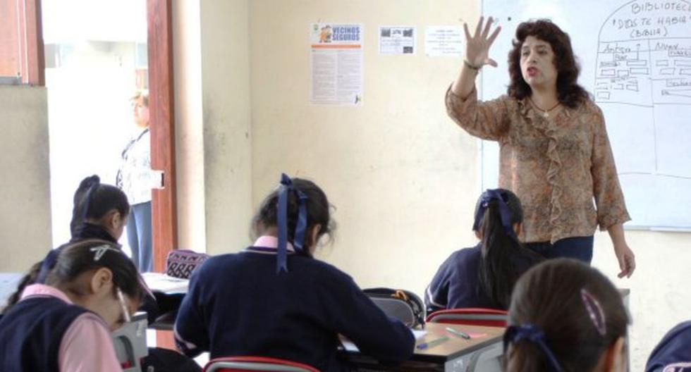 Los profesores tienen la obligación de impartir una buena educación a sus alumnos. (Foto: Andina)