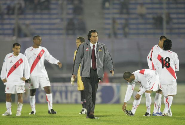 Chemo del Solar hizo su debut como técnico de la selección peruana en agosto del 2007. 