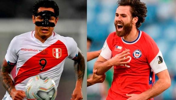 Gianluca Lapadula serán las cartas gol de Perú y Chile por las Eliminatorias Qatar 2022 | Foto: AFP / EFE.