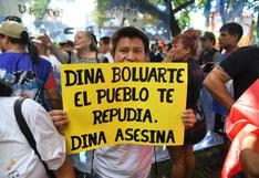 Manifestaciones de apoyo en Argentina al paro nacional en Perú 