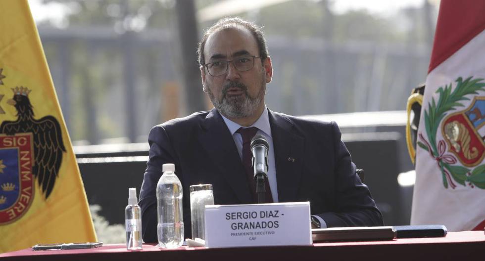 Presidente ejecutivo de CAF, Sergio Díaz-Granados. (Foto: Britanie Arroyo/GEC)