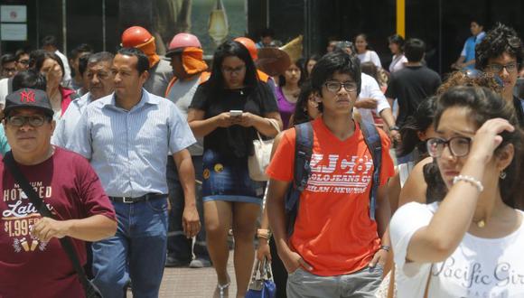 En Lima Oeste, la temperatura máxima llegaría a 24°C, mientras que la mínima sería de 20°C.(GEC)