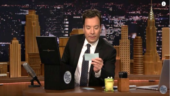 Jimmy Fallon en su programa 'The Tonight Show'. (Captura de YouTube).