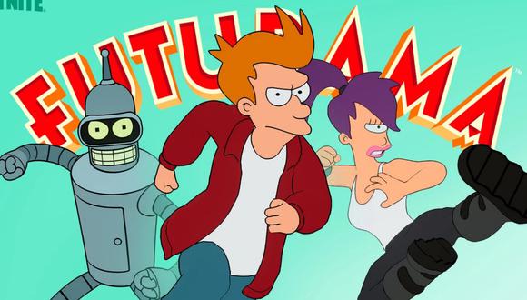 Futurama llega a Fortnite y añade las skins de Bender, Fry y Leela junto a sus accesorios. (Foto: Twitter)
