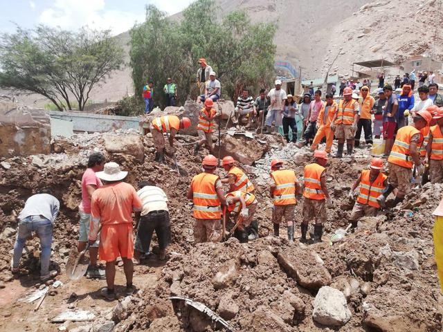 Arequipa: inician remoción de escombros en el distrito de Aplao tras huaicos