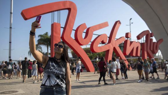 Más de 700 mil personas participarán del festival de música Rock in Rio que se  celebrará del 27 al 29 de septiembre y del 3 al 6 de octubre. (Foto: AFP)