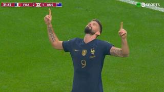 Remontada de Francia: goles de Rabiot y Giroud para el 2-1 ante Australia | VIDEO