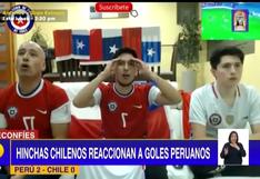 Perú 2-0 Chile: Así reaccionaron los hinchas chilenos a los goles de la ‘Bicolor’