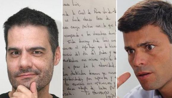 Leopoldo López se solidariza desde la cárcel con Luis Chataing