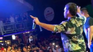 Ezio Oliva fue sorprendido por el sismo en pleno concierto | VIDEO