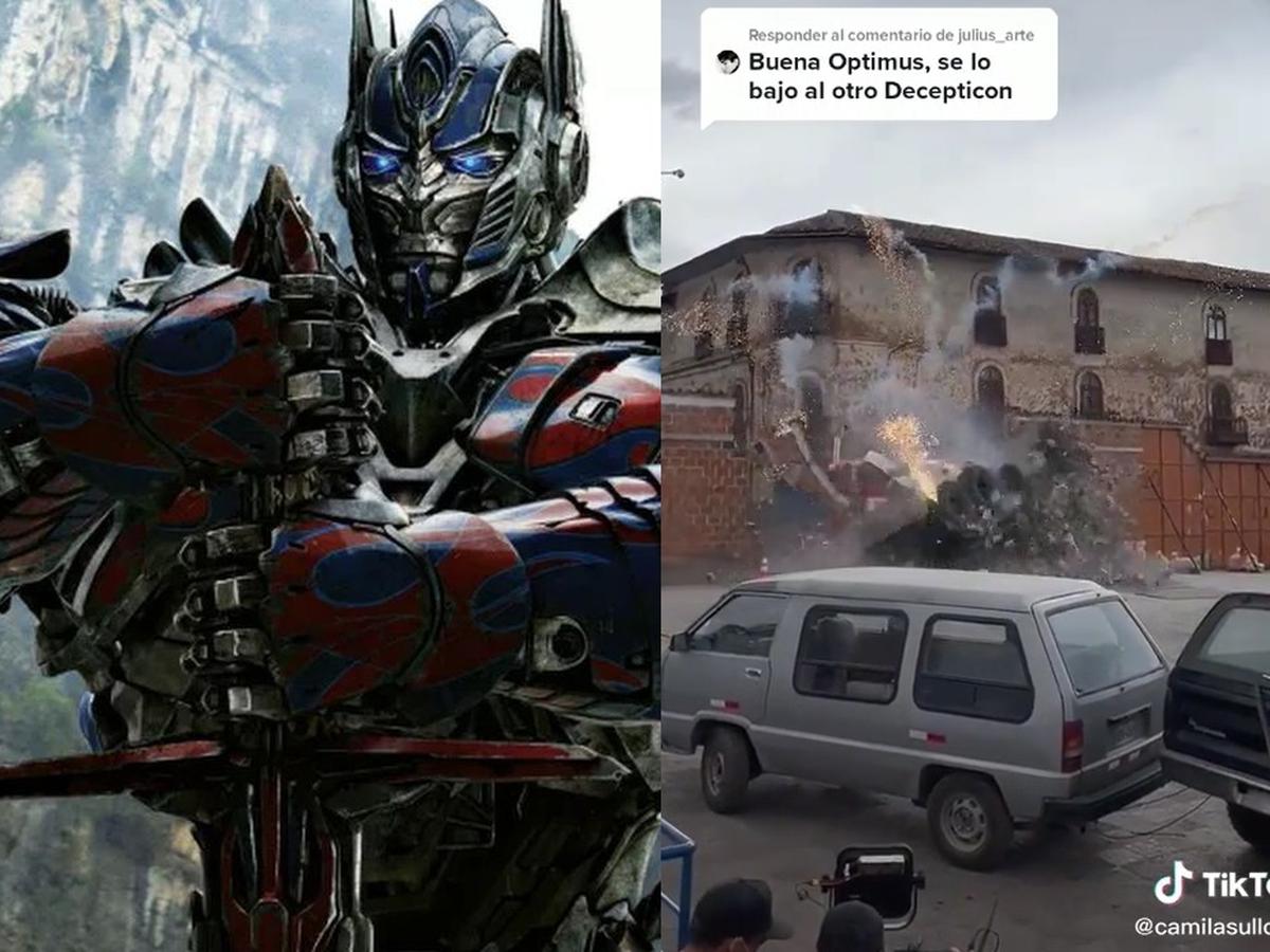 UAU! Optimus Prime, Autobots e Decepticons em ação em Cusco em vídeos de 'Transformers  7: O Despertar das Feras' - CinePOP