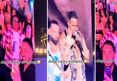 Viral: Romeo Santos detuvo su concierto para saludar a Jorge Luna y su esposa
