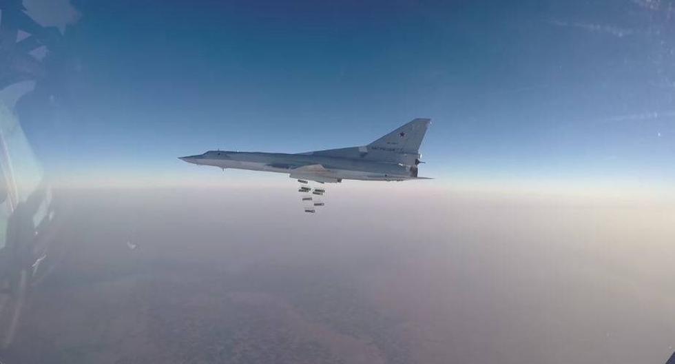 Bombardeos rusos. (Foto: Ministerio de Defensa de Rusia)