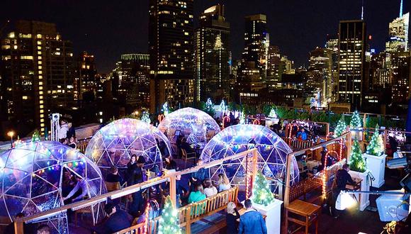 Disfruta de un trago dentro de un iglú en pleno Nueva York