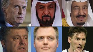Panama Papers: Las personalidades involucradas en todo el mundo
