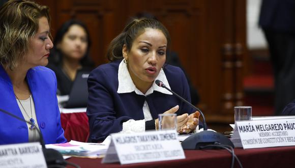María Melgarejo es accesitaria en la Comisión de Constitución. (Foto: Congreso)