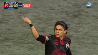 Gol de Joaquín Montecinos para Tijuana: anotó el descuento 1-2 frente al América | VIDEO