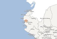 Cuatro sismos se registraron en Piura en menos de 30 minutos