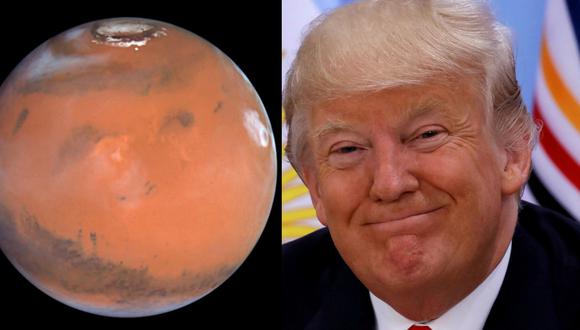 Donald Trump quiere que la NASA conquiste Marte antes de que acabe su gobierno (en el 2021 o en el 2025 si es reelegido). (Foto: Reuters).