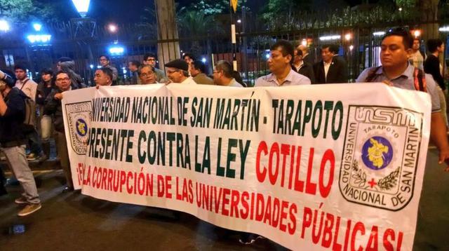 Ley Cotillo: así fue la marcha de universitarios en Lima - 10