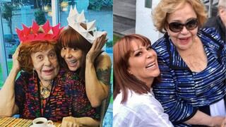 Alejandra Guzmán celebra junto a Silvia Pinal y Enrique Guzmán olvidándose de Frida Sofía 