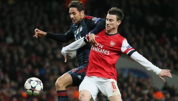 Pizarro en Arsenal-Bayern: vea las jugadas en las que participó