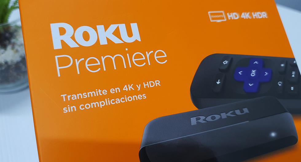 Abrimos la caja del Roku Premiere y esto es lo que encontramos en el dispositivo de TV. (Foto: La Prensa)
