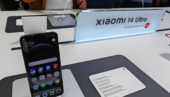 Xiomi 14 Ultra presentado en el MWC 2024, realizado en Barcelona.