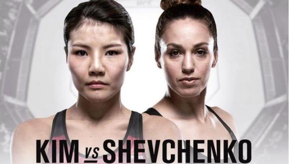 Antonina Shevcheko vs. Ji Yeon Kim: chocan en el UFC Las Vegas. (Foto: UFC)