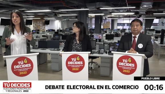 Hoy: Candidatos a la alcaldía de Pueblo Libre Rocío Pereyra y Miguel Yagi debatirán en El Comercio