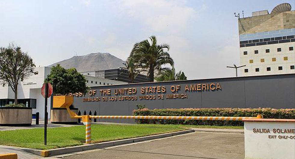 Embajada de USA en Perú alerta por amenaza de seguridad. (Andina)
