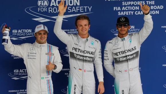 Fórmula 1: Rosberg saldrá primero en el Gran Premio de Brasil