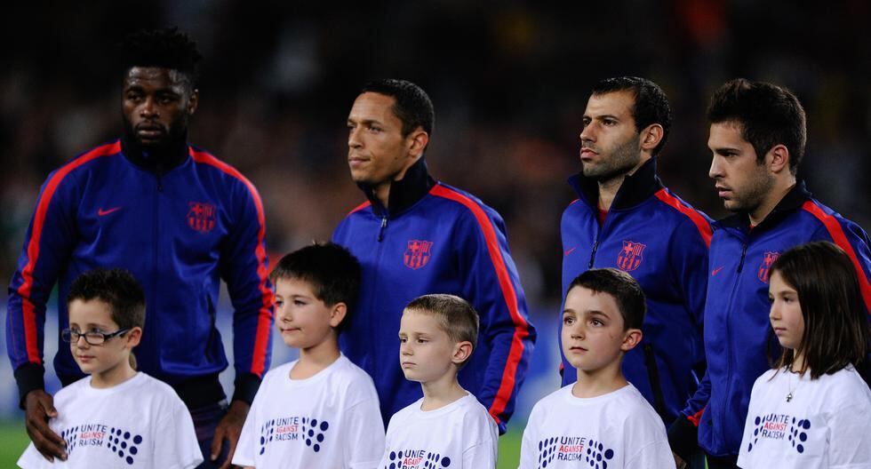 Los directivos del Barcelona le rescindieron el contrato al jugador Alex Song. (Foto: Getty Images)