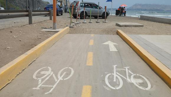 En la Costa Verde se puede encontrar una red de ciclovía inconclusa que lleva a ninguna parte al ciclista. (Foto: Juan Ponce)