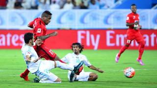 Jefferson Farfán dio este pase gol en empate de Al Jazira