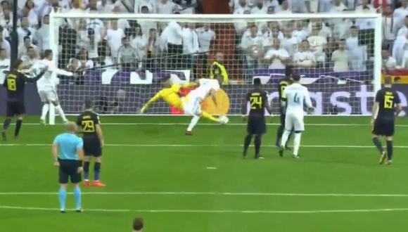Hugo Lloris evitó el gol de Benzema con una soberbia atajada.
 (Foto: captura)